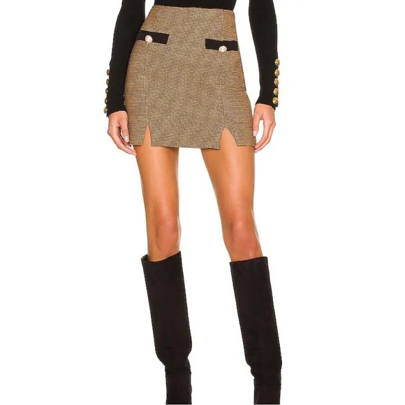 Majorelle Gemma Skirt In Black and Copper - Picture 5 of 15